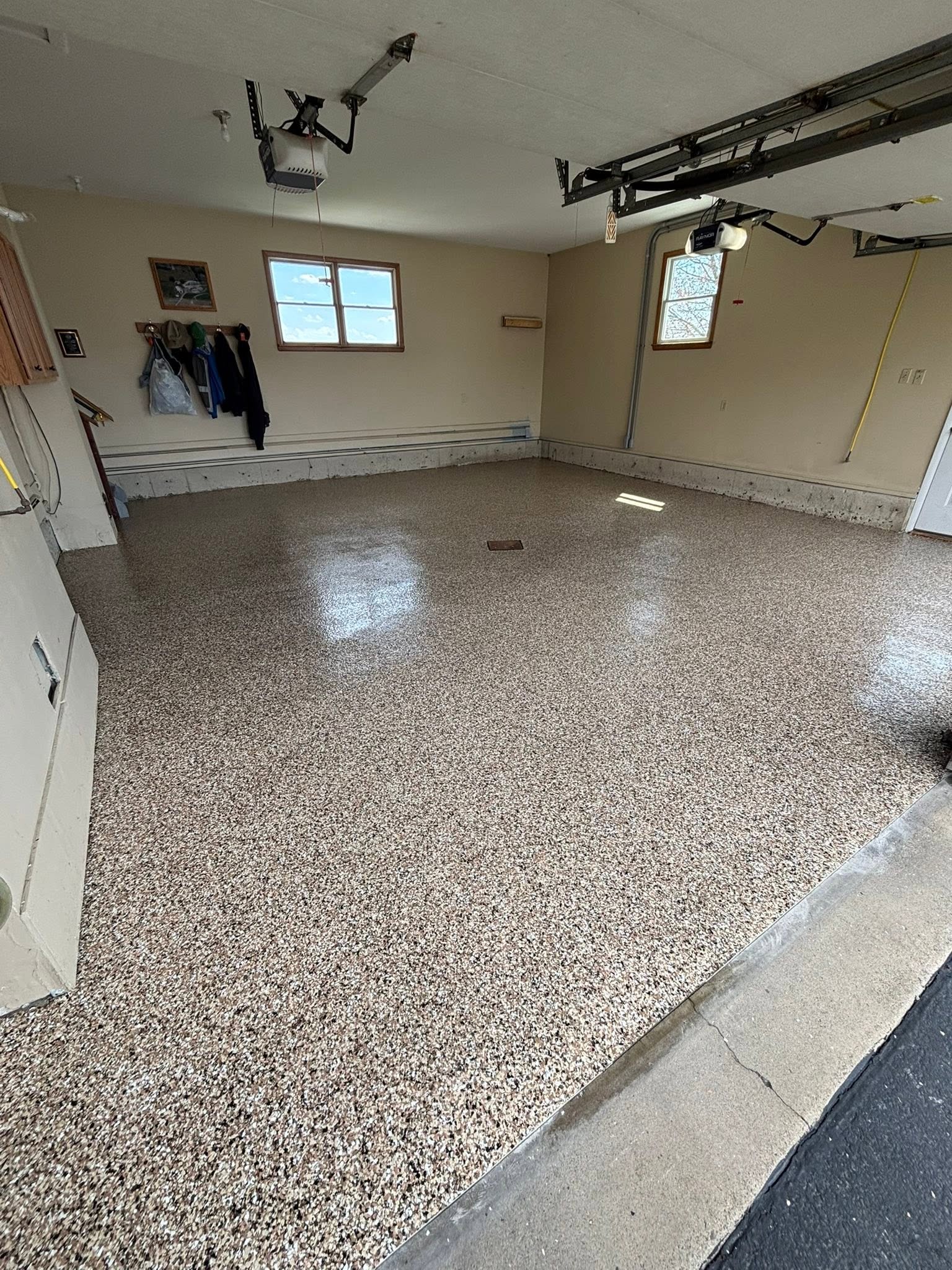 garage epoxy floor vernon nj after 1